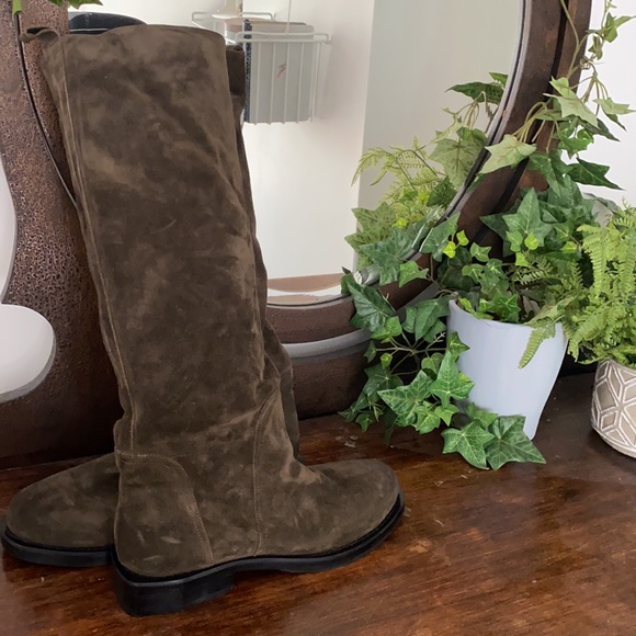 Laura Bellariva sage suede boots - Picture 5 of 11